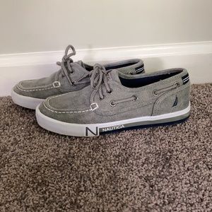 Gray Canvas Dress Casual Shoes